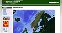 Desktop Screenshot of meine-radtouren.de
